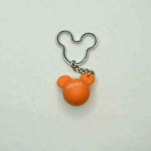 NEW Mickey Orange Ball Icon Key Chain Ring keychain Disney