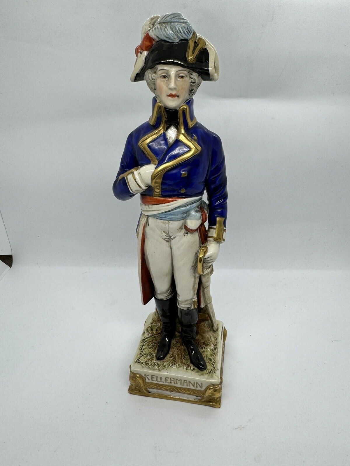 Napoleonic Figurine Scheibe-Alsbach Listed German Porcelain