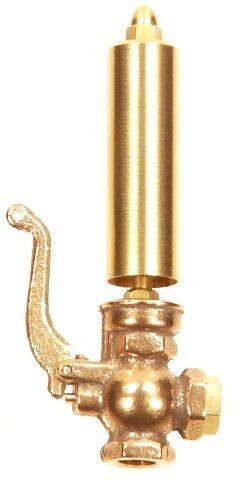 Model Brass Steam Engine Whistle - steam whistle
