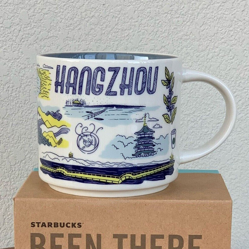 New 2022~Starbucks China Been There Series BTS Hangzhou 14oz Coffee Mug With Box