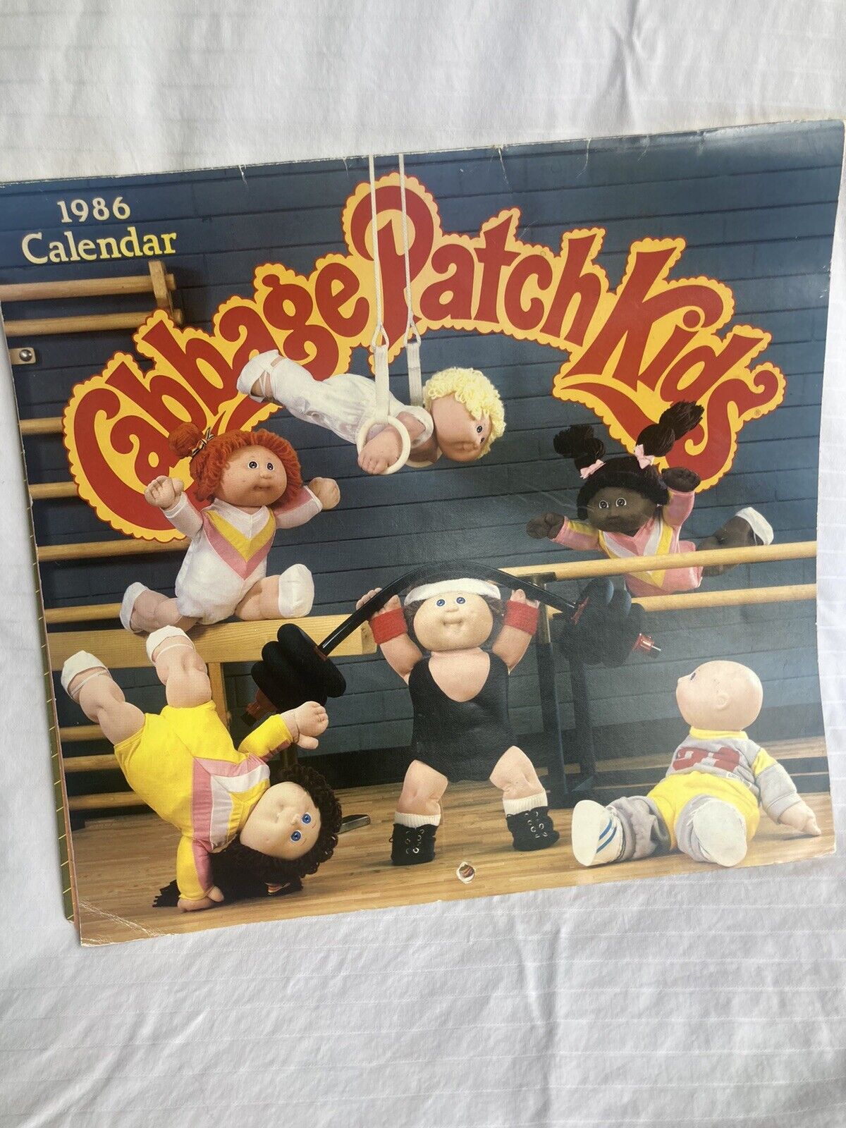 Vintage 1986 Cabbage Patch Kids Calendar