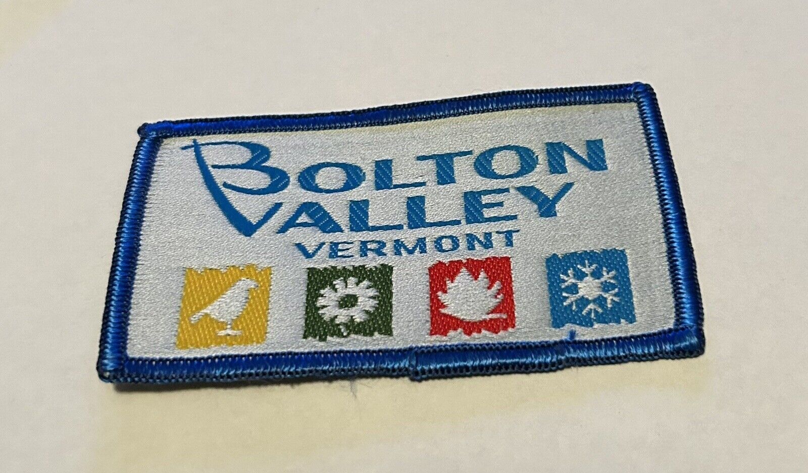 Bolton Valley Vermont Ski Resort Souvenir Embroidered Patch Very Good Condition