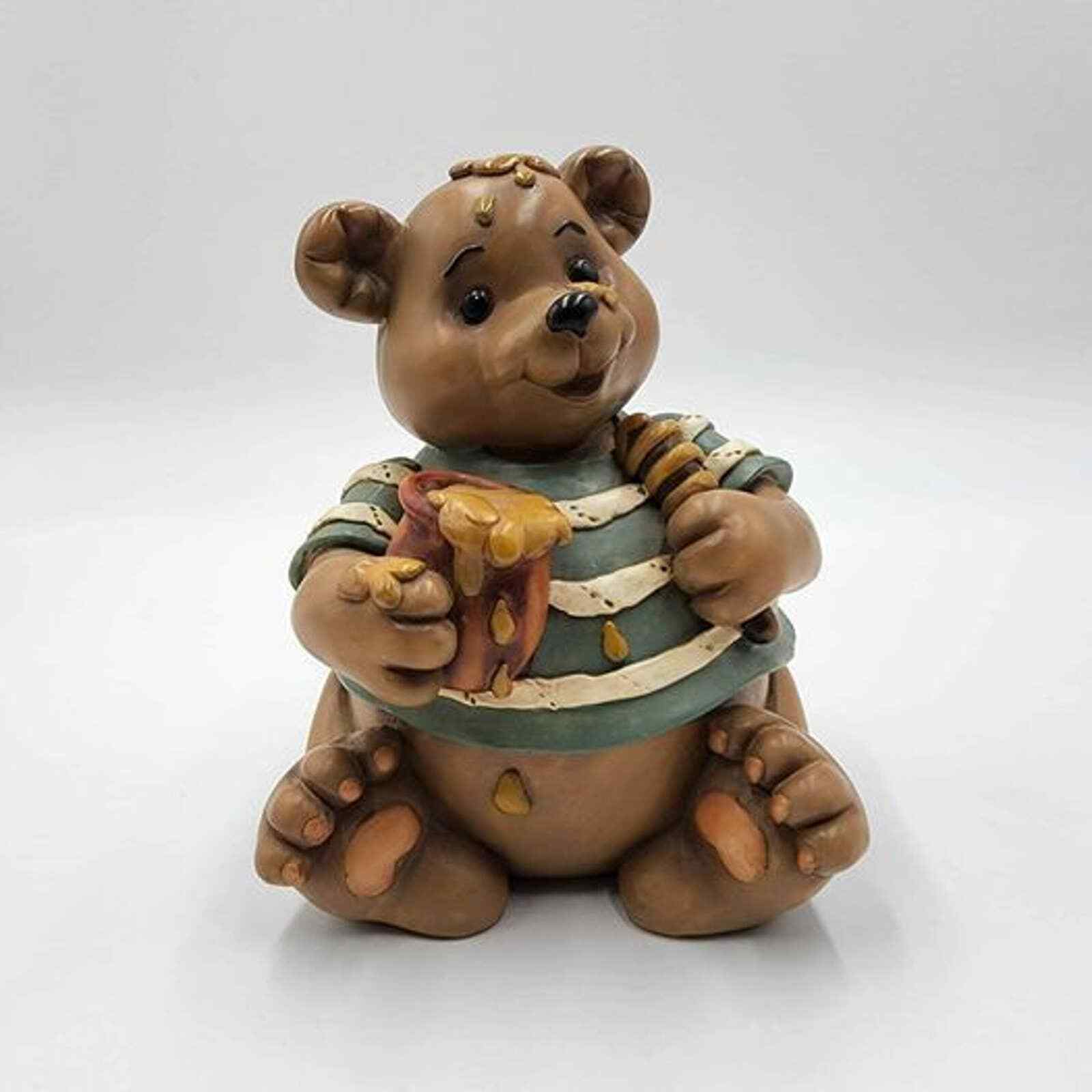 Vintage Honey Bear Piggy Bank Bear With Honey Pot