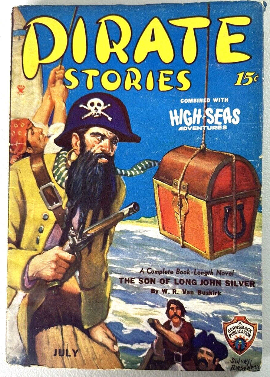 Pirate Stories #5 Gernsback 1935 Pulp FINE 6.0