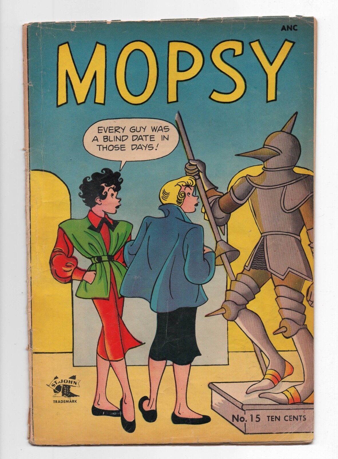 ST. JOHN  MOPSY  15  1954  GLADYS PARKER  GGA  COMIC BOOK