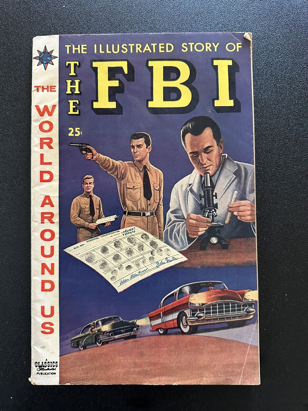 The World Around Us #6 The Illustrated Story of The FBI 1959 Classics Illust.