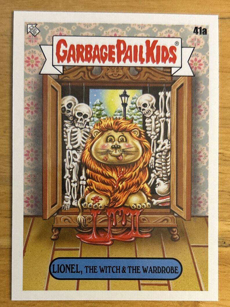 2022 Topps Garbage Pail Kids GPK Book Worms LIONEL, The Witch & The Wardrobe 41a