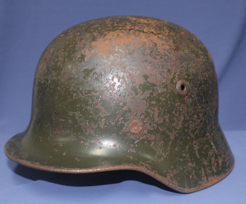 Original German M40 WWII Type -Steel Helmet- Finnish M40/55.