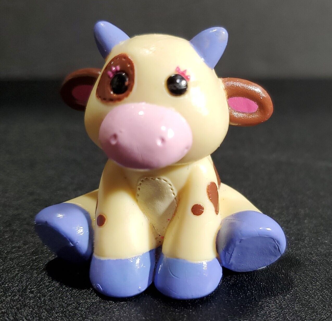 Disney Junior Jr Doc McStuffins Moo Moo Cow Mini Figure Figurine Toy
