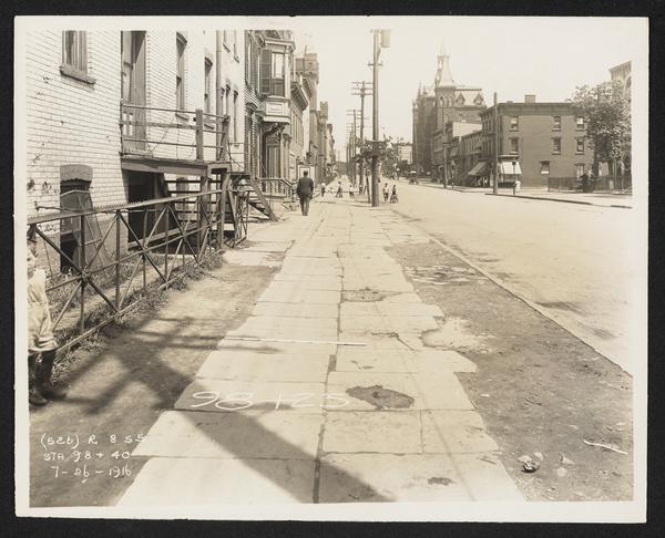 Bushwick Ave between Stagg St & Scholes St Brooklyn New York 1920s Old Photo 3