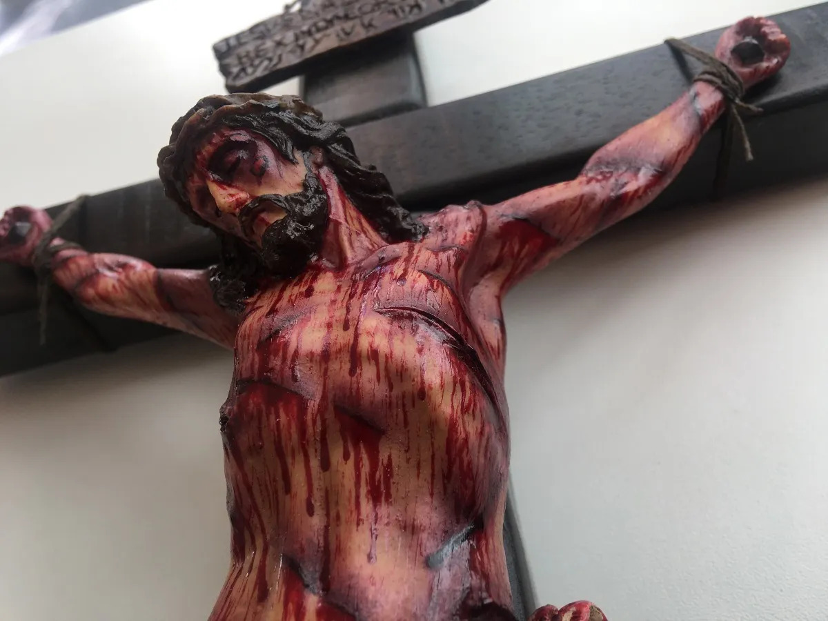 Handmade Realistic Crucifix,Realistic Crucifix Wound For Meditation Wall Cross .