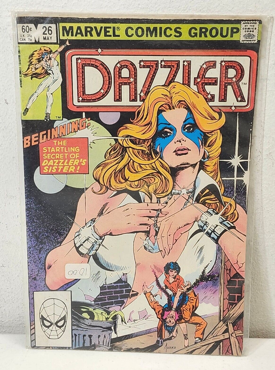 DAZZLER #26 Marvel Comic Book May 1982 Vintage 