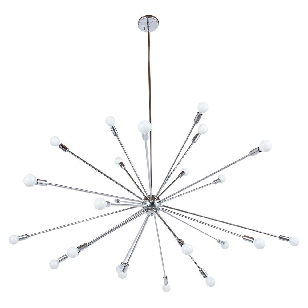 Restored Mid-Century Modern Sputnik Chandelier: Iconic 1960s Design