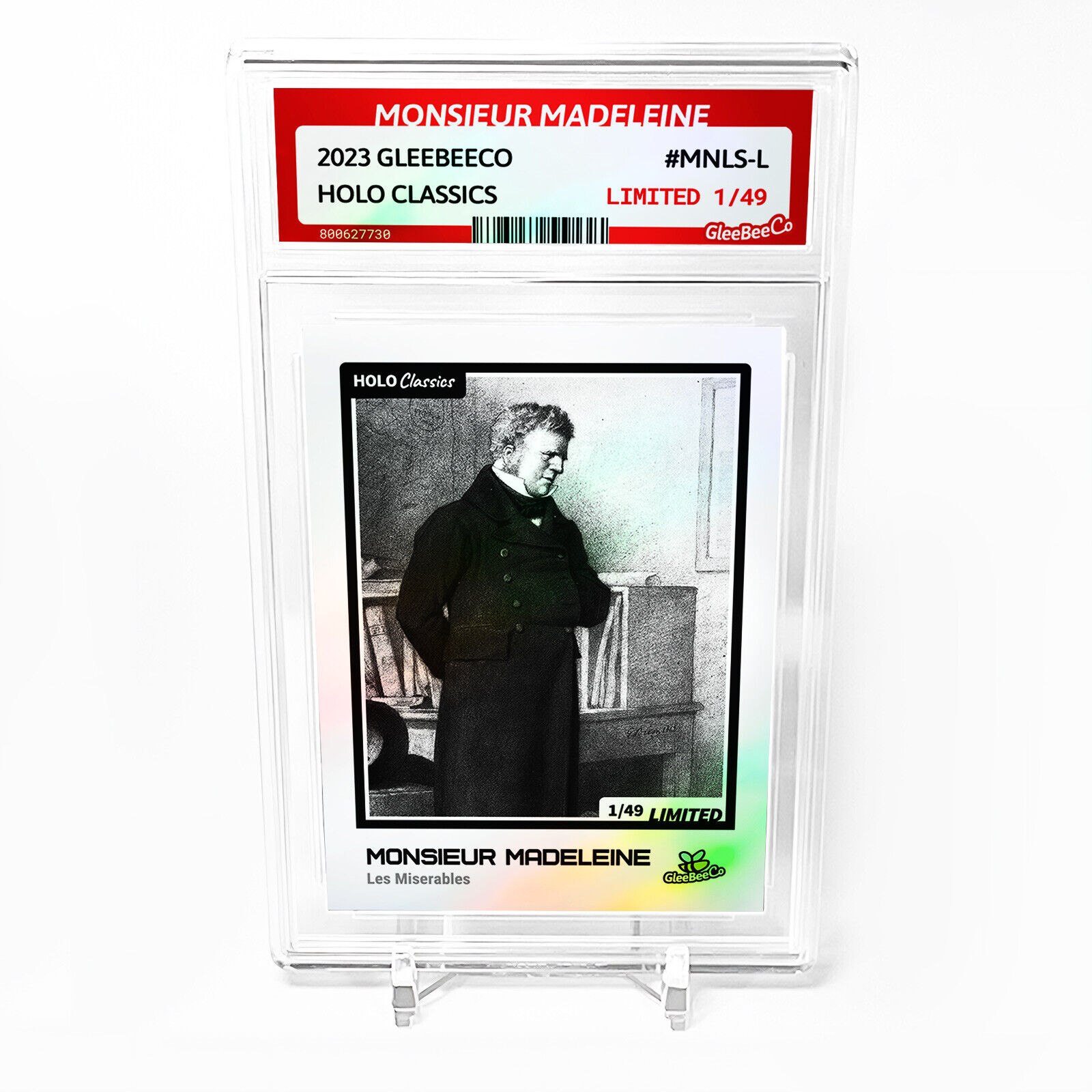 MONSIEUR MADELEINE Les Miserables Card 2023 GleeBeeCo Holographic #MNLS-L /49