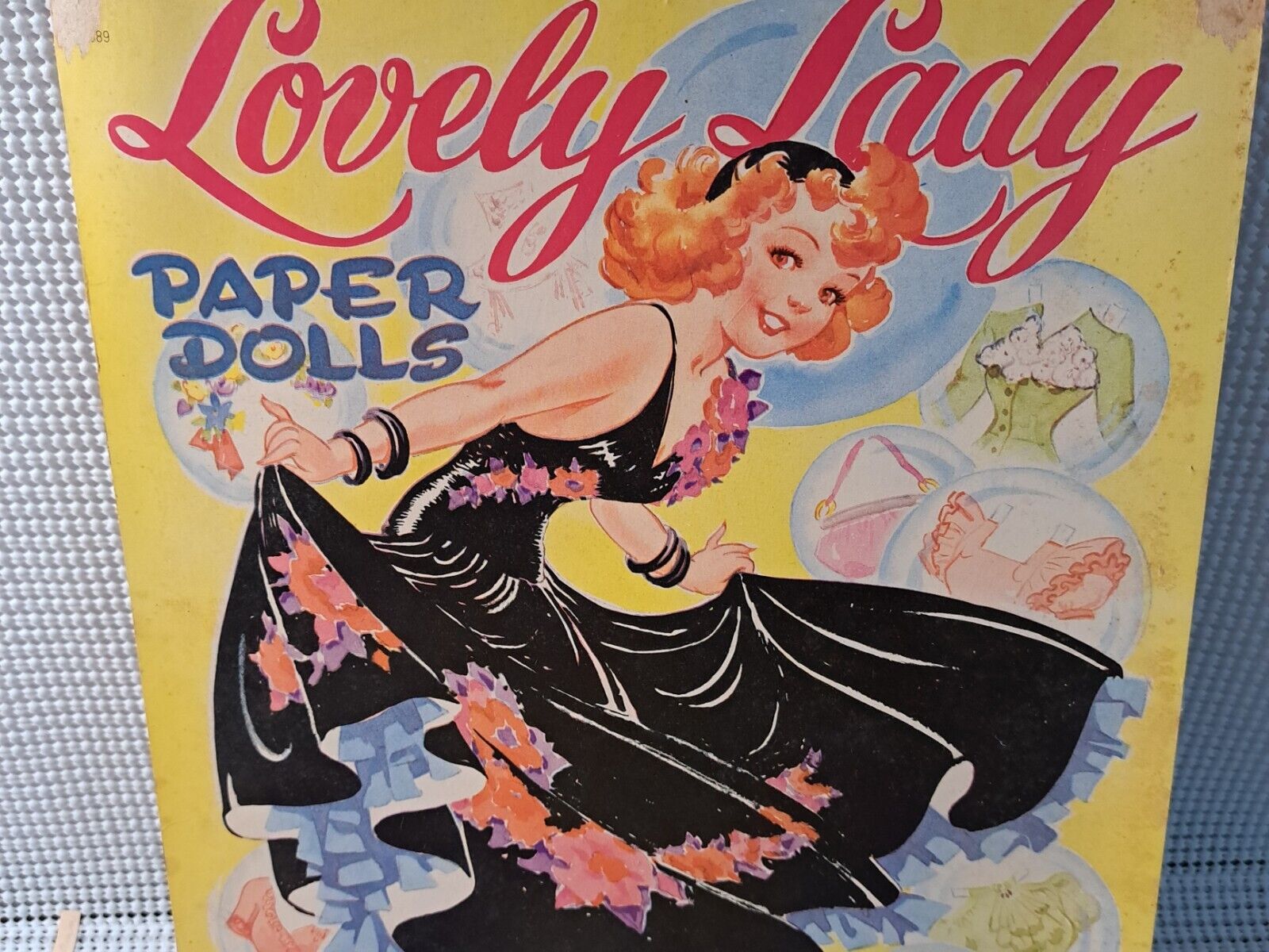 Lovely Lady Paper Dolls, Some Pieces Have Rips, Tears, Creases, & Dirt 2589 1948