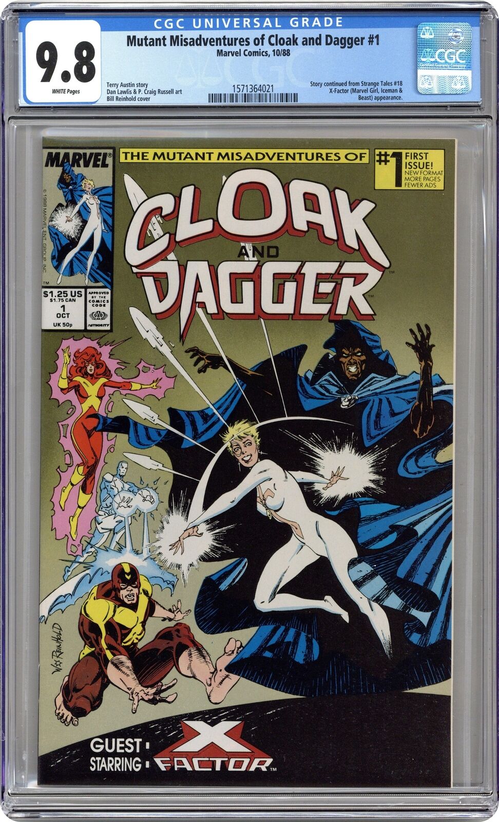 Cloak and Dagger #1 CGC 9.8 1988 1571364021