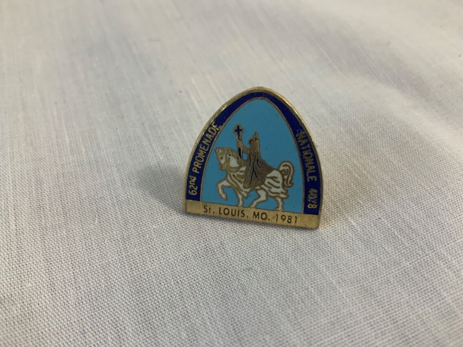 Vintage 40/8 Forty And Eight 62nd Promenade 1981 St Louis Mo Lapel or Hat Pin