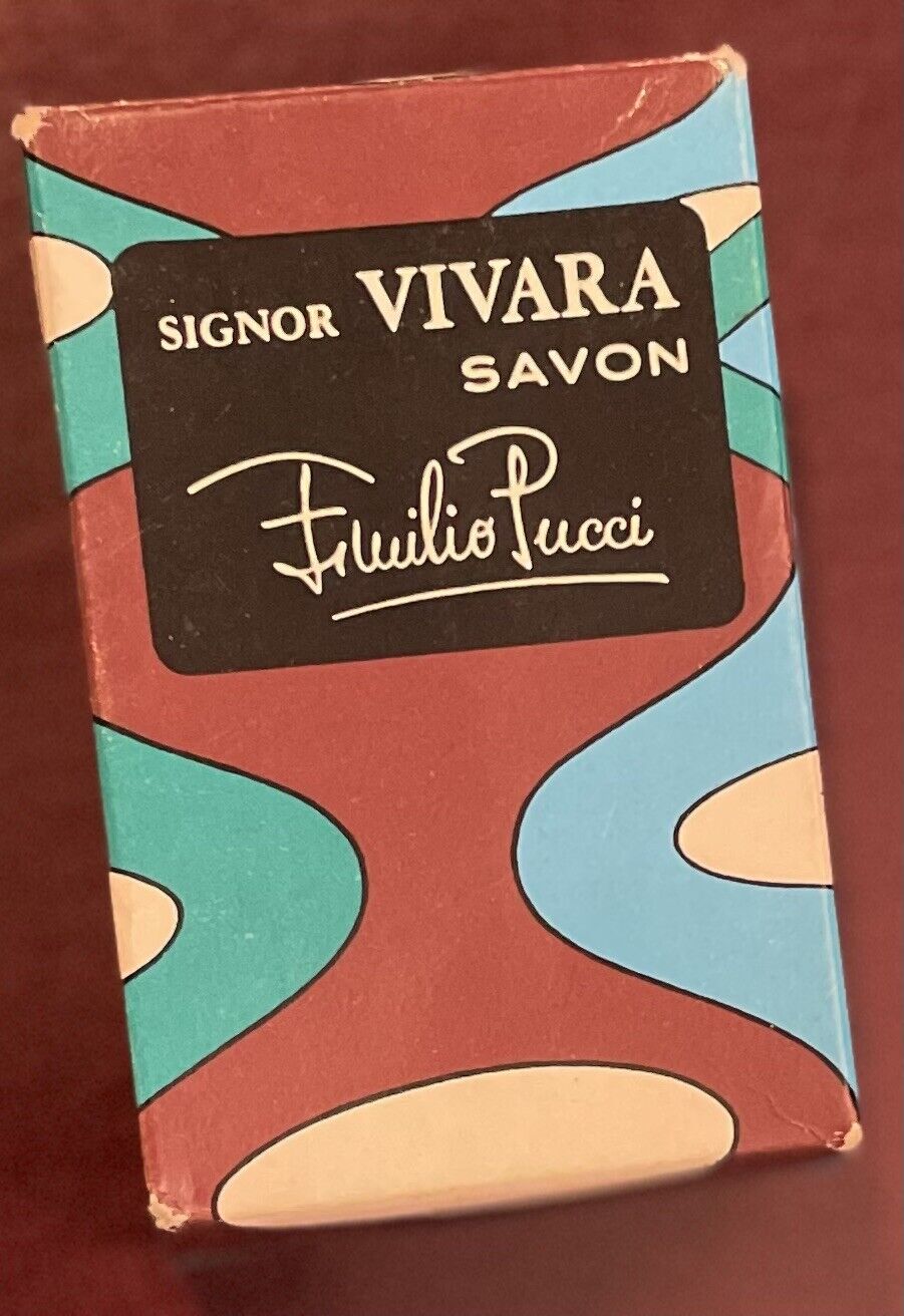 SIGNOR VIVARA Savon Emilio Pucci 3 oz. New In Box Vintage