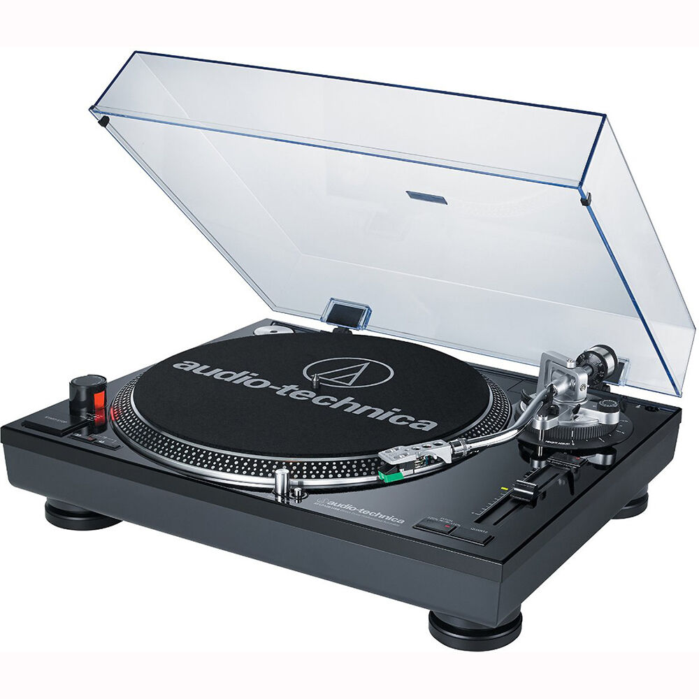 Audio-Technica ATLP120USB Stereo Turntable w/ USB LP to DIG Recording Piano BLK