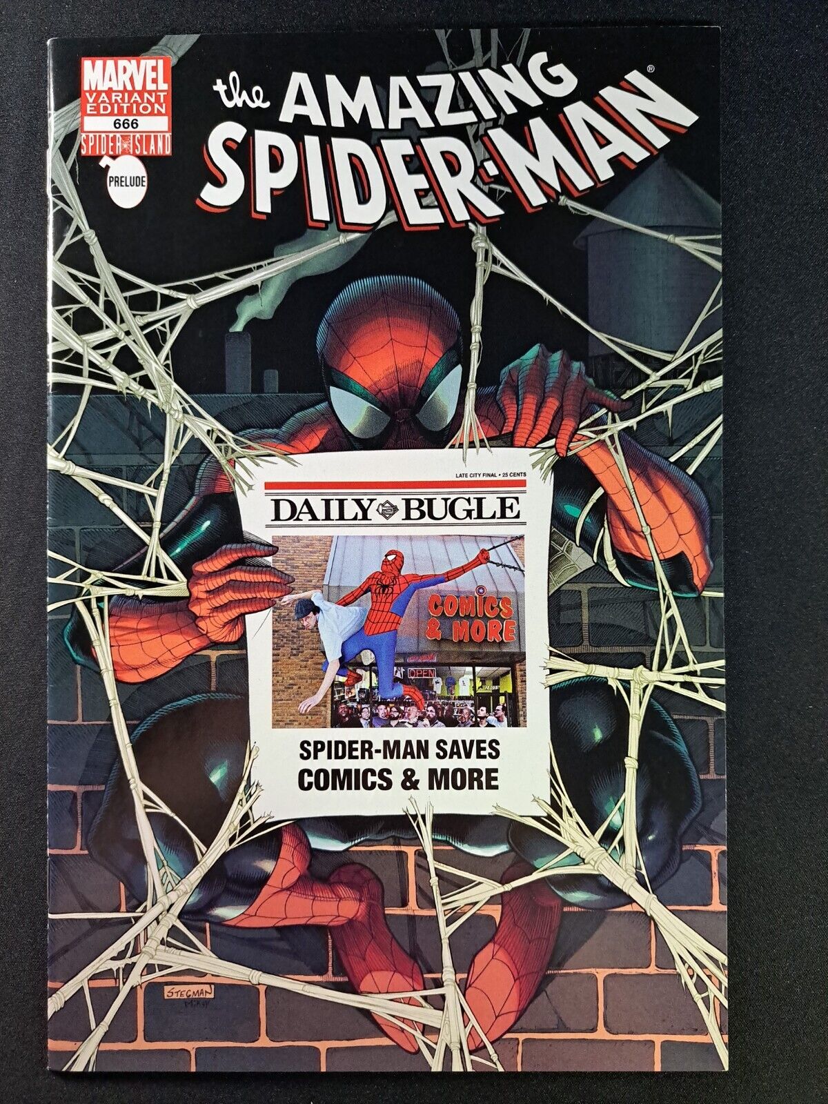 Amazing Spider-Man #666 Spider-Man Saves Comics & More Store Variant - 10 Pics
