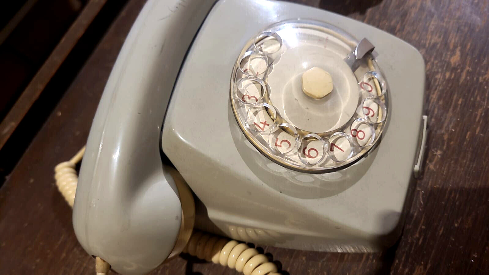 Vintage Siemens S30054 S5254 Rotary Telephone - 1980s - Retro Dial Phone