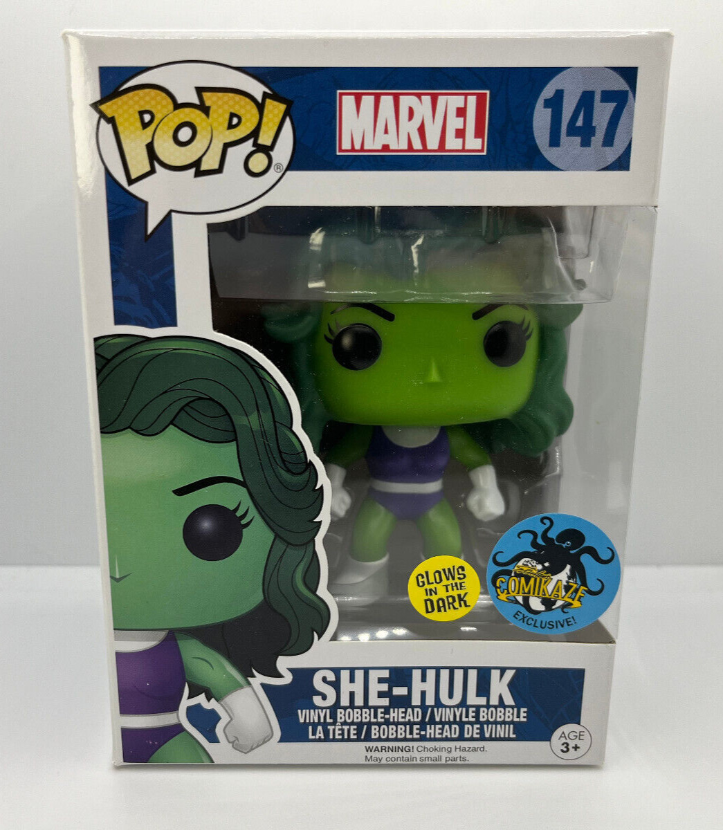 Funko Pop Marvel - She-Hulk (Glow) (Comikaze Exclusive) #147