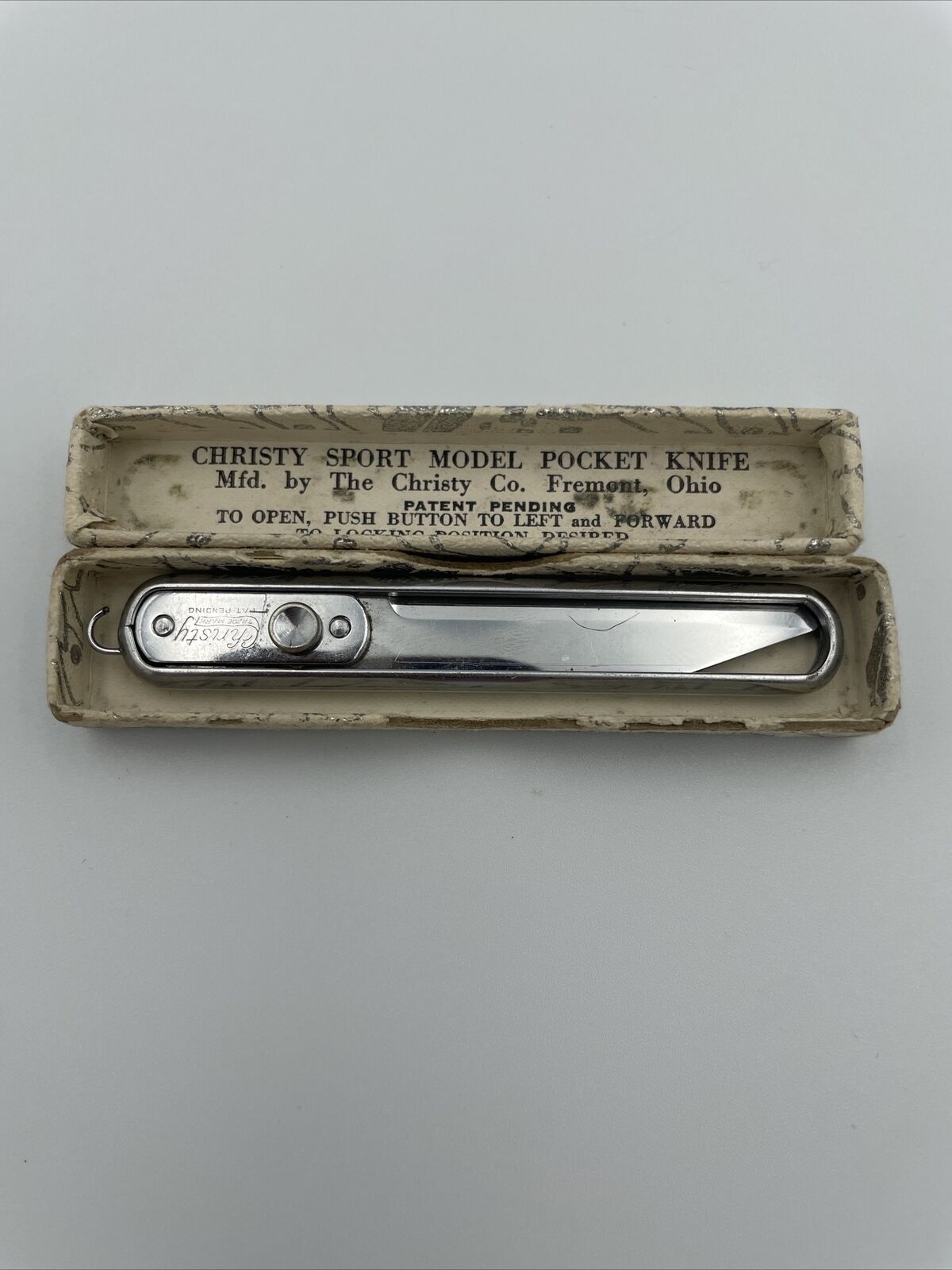 Christy 1930s Sport Model Pocket Knife Vintage