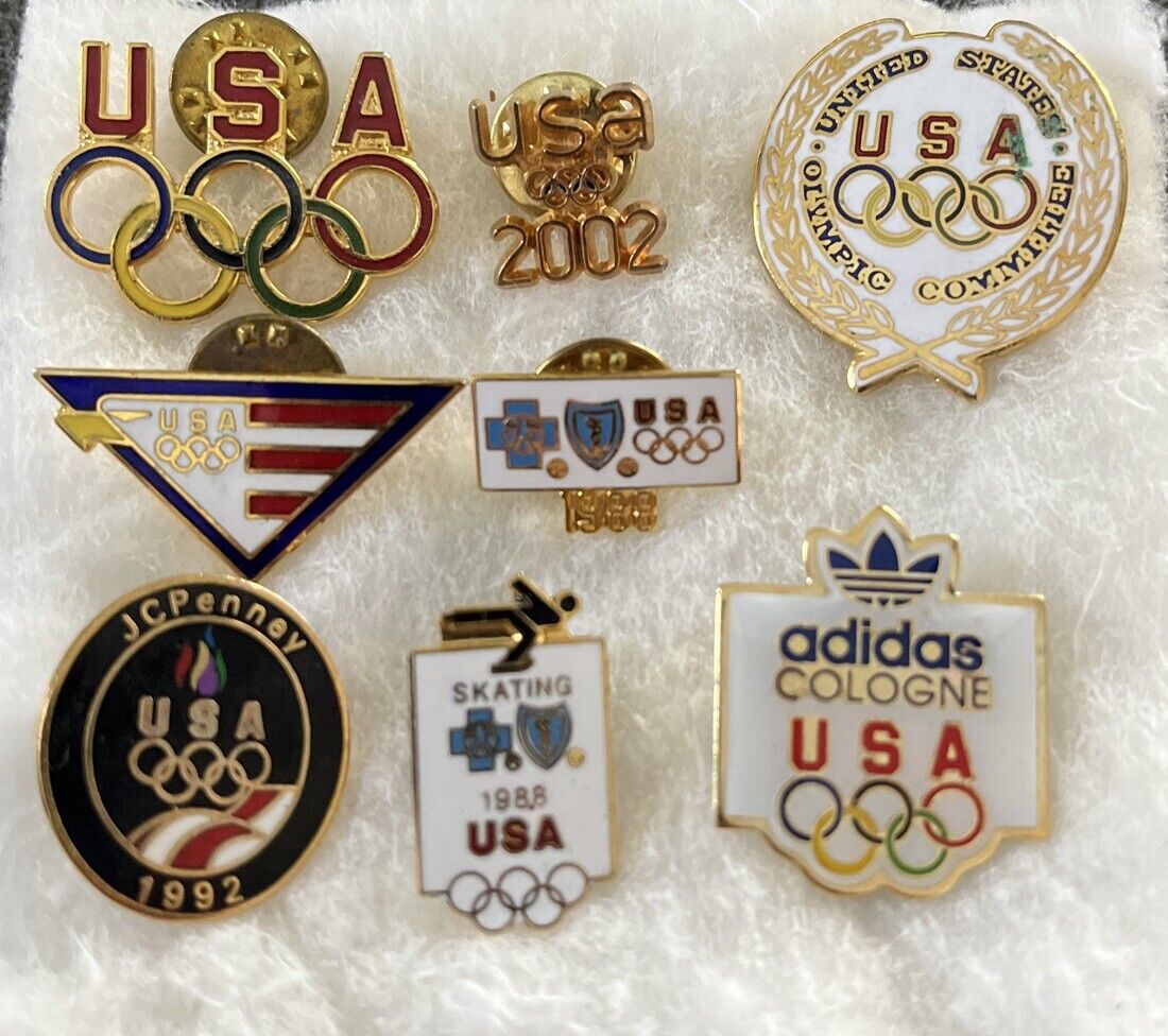 vintage olympic pins usa