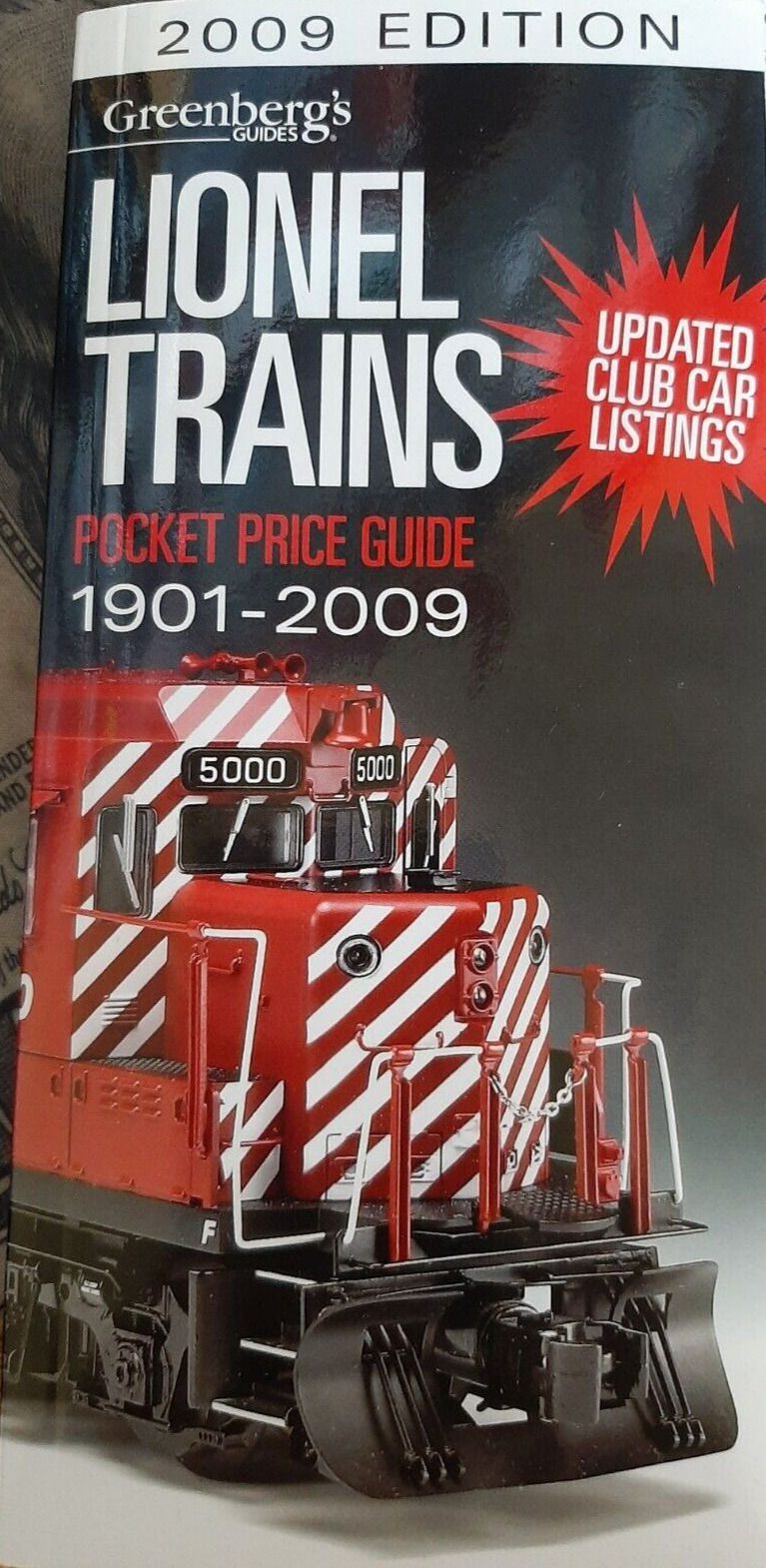 Greenberg's 2009 Edition Lionel Trains Pocket Guide 1901-2009 Updated Listings