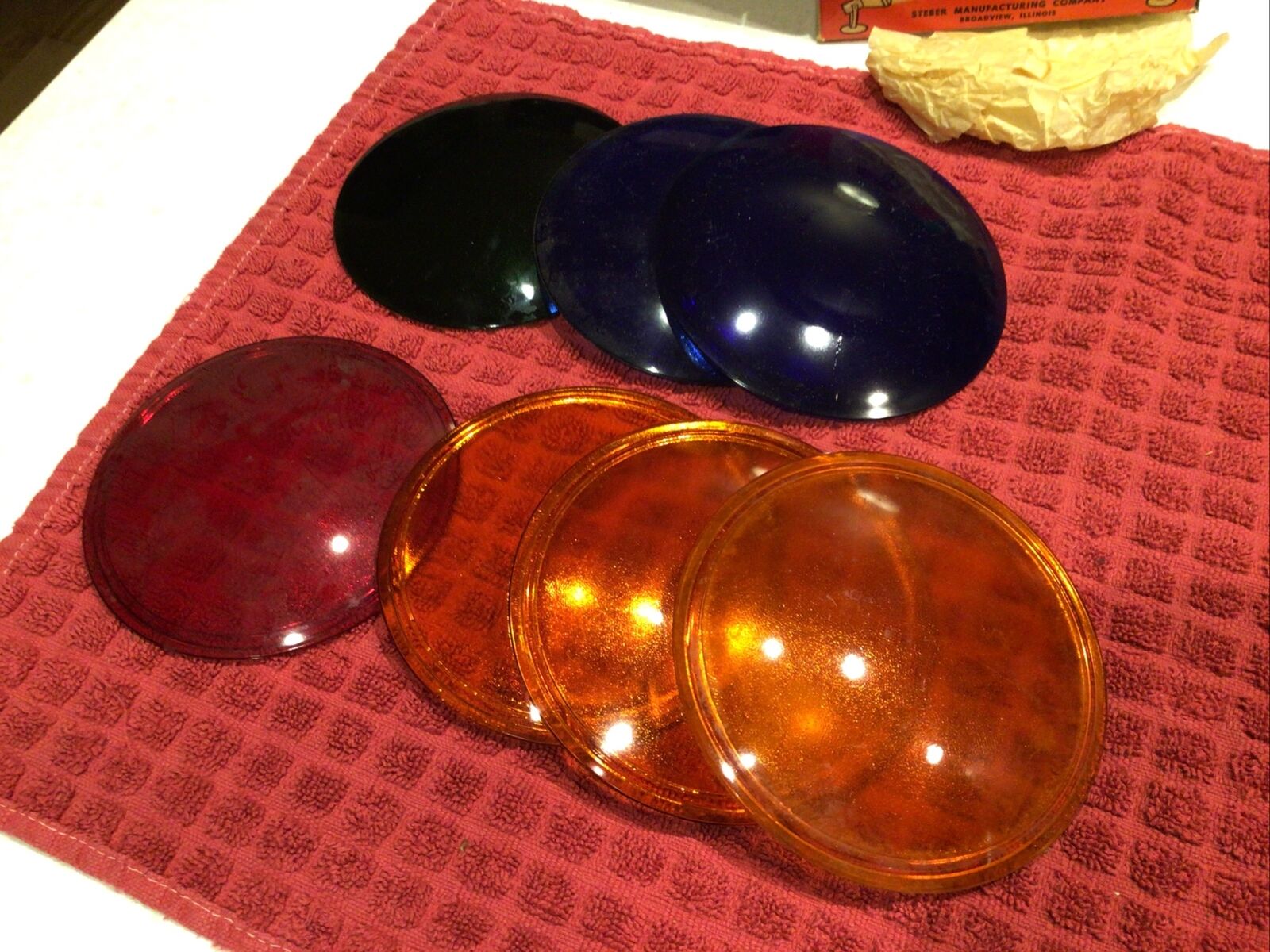 Vintage Kopp Colored Lenses 7 Pieces
