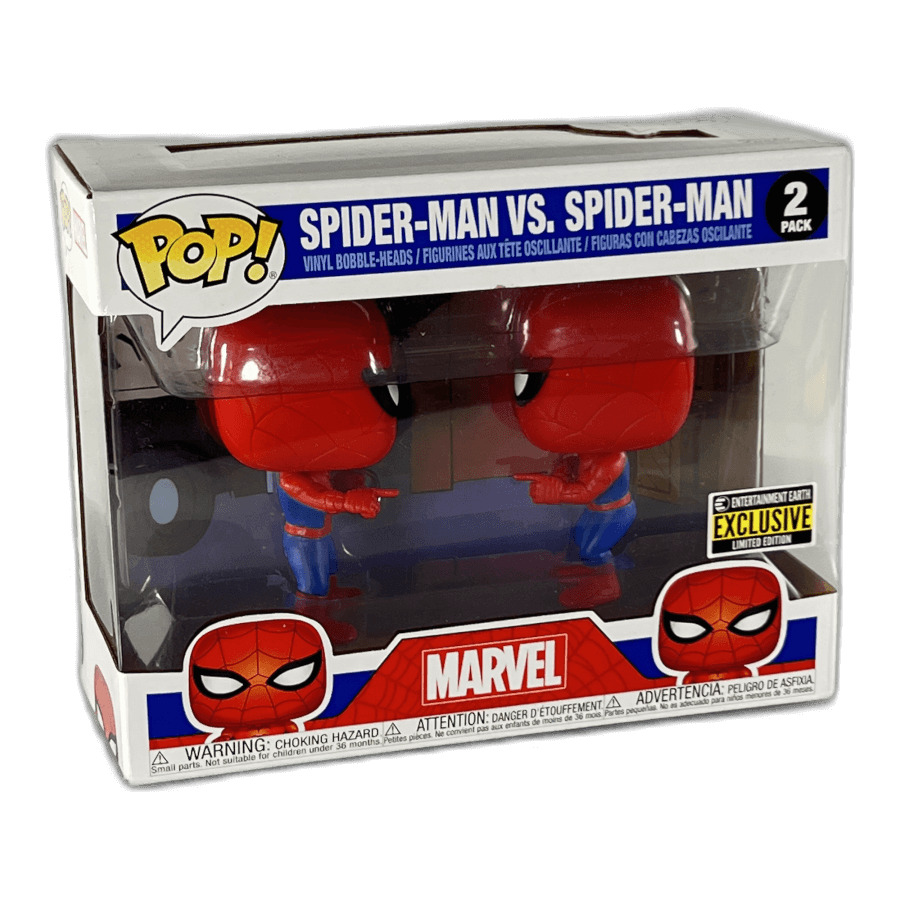 Spider-Man vs. Spider-Man Funny Meme - 2 Pack - Marvel - Funko Pop