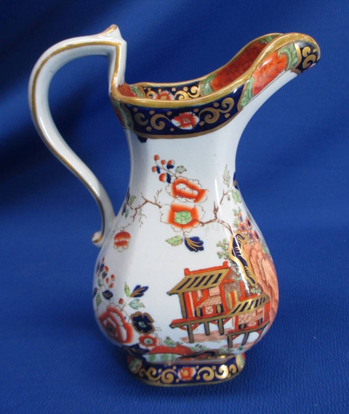 STAFFORDSHIRE POLYCHROME 1850\'S CHINOISORIE 6.75\