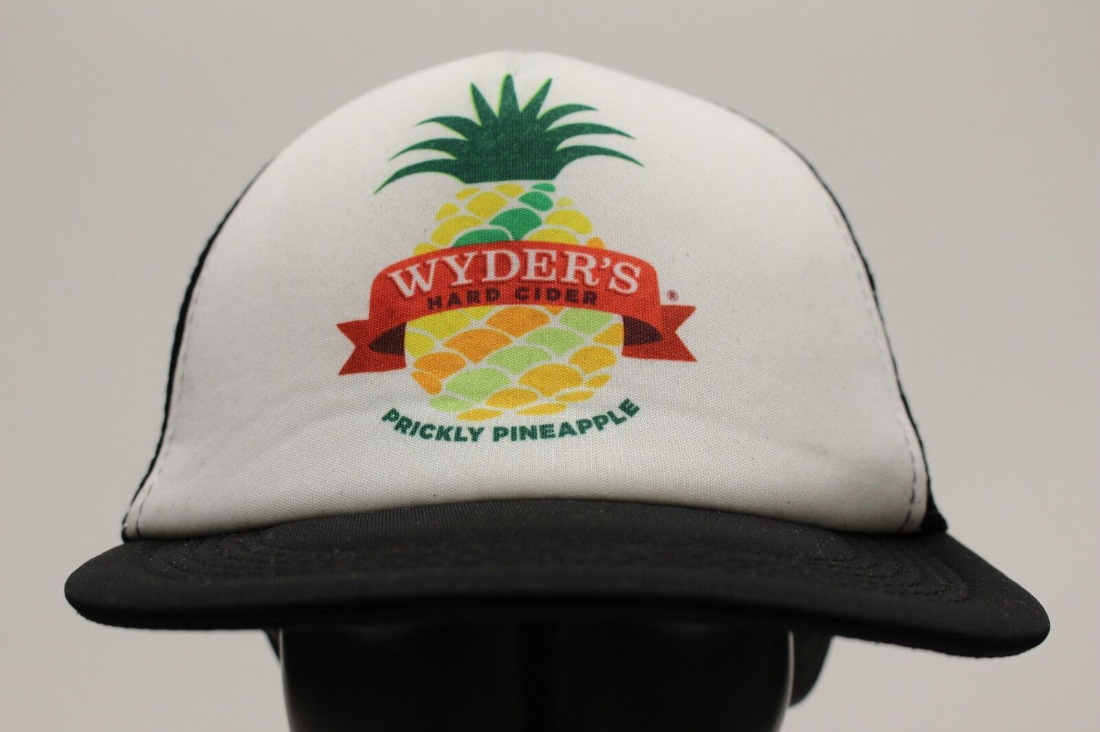 WYDER\'S HARD CIDER -PRICKLY PINEAPPLE - TRUCKER STYLE ADJUSTABLE BALL CAP HAT