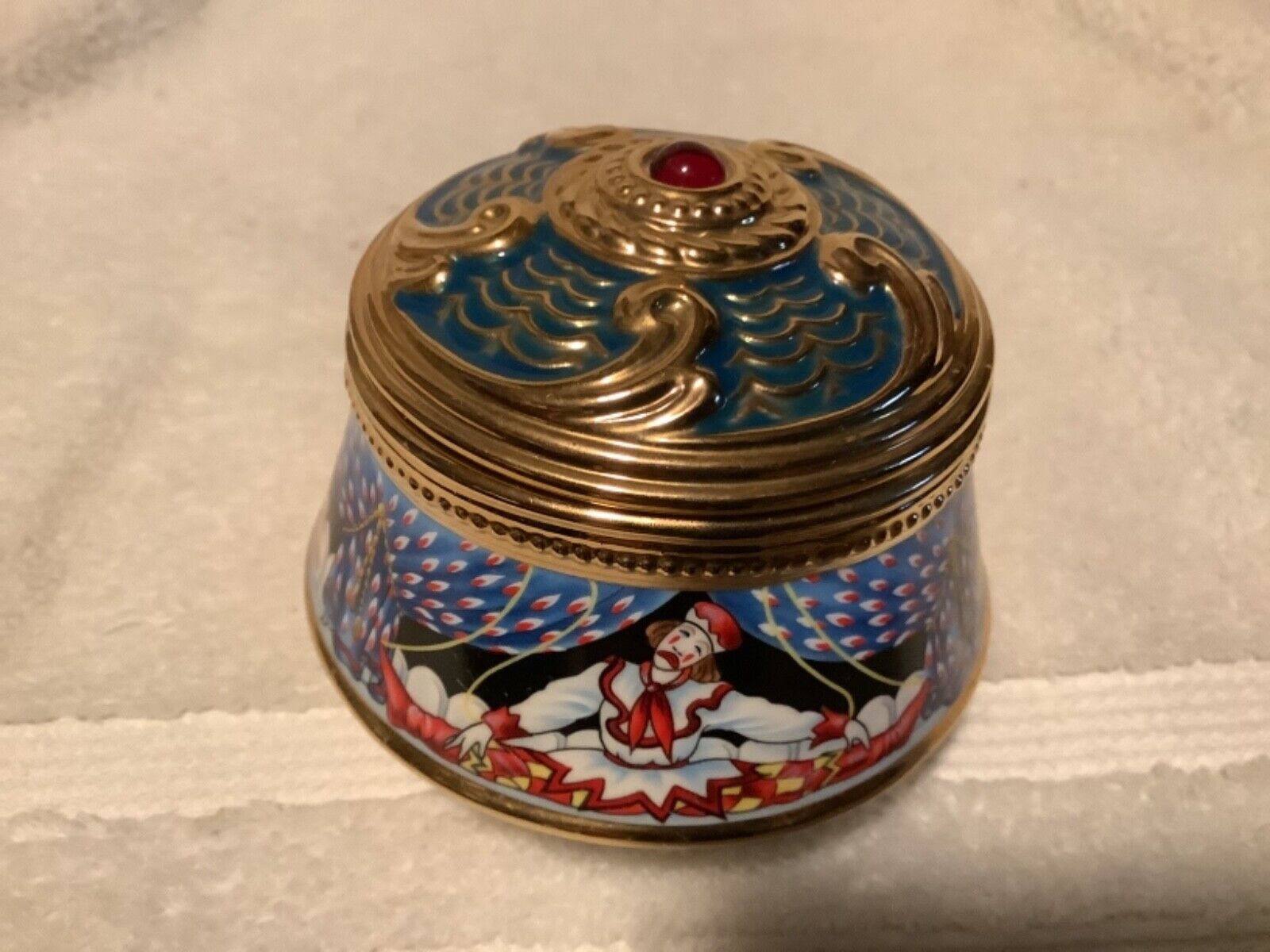 Franklin Mint House of Faberge Petrouchka Imperial Music / Trinket Box