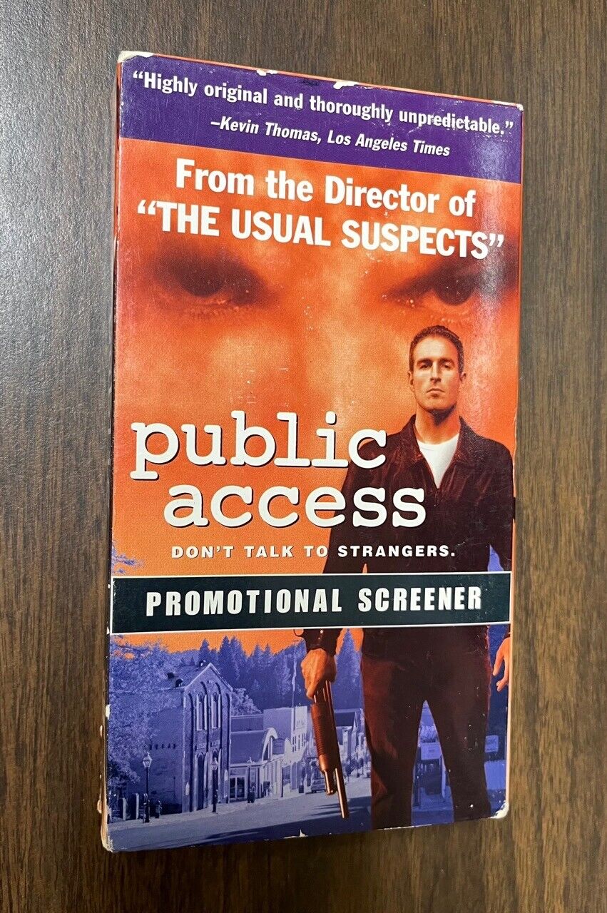 Public Access VHS 1996 — Bryan Singer 1st Film — Promotional Screener