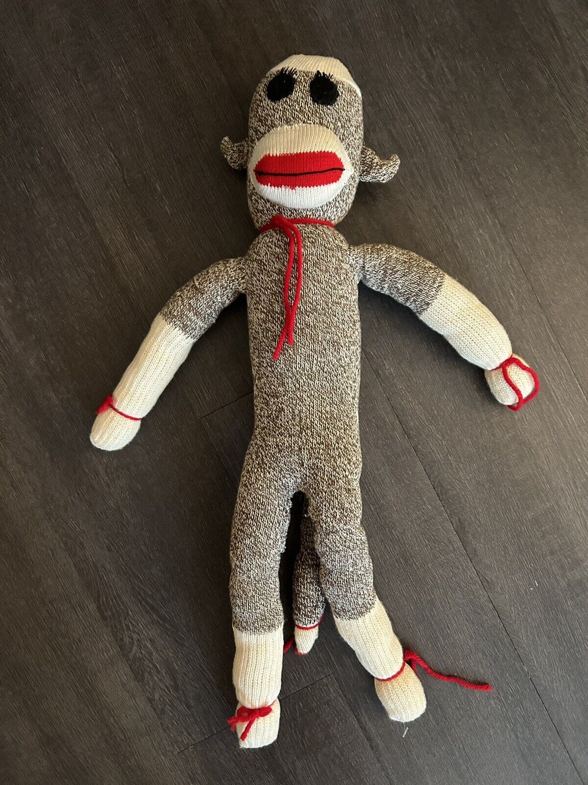 Vintage Handmade Sock Monkey 23”