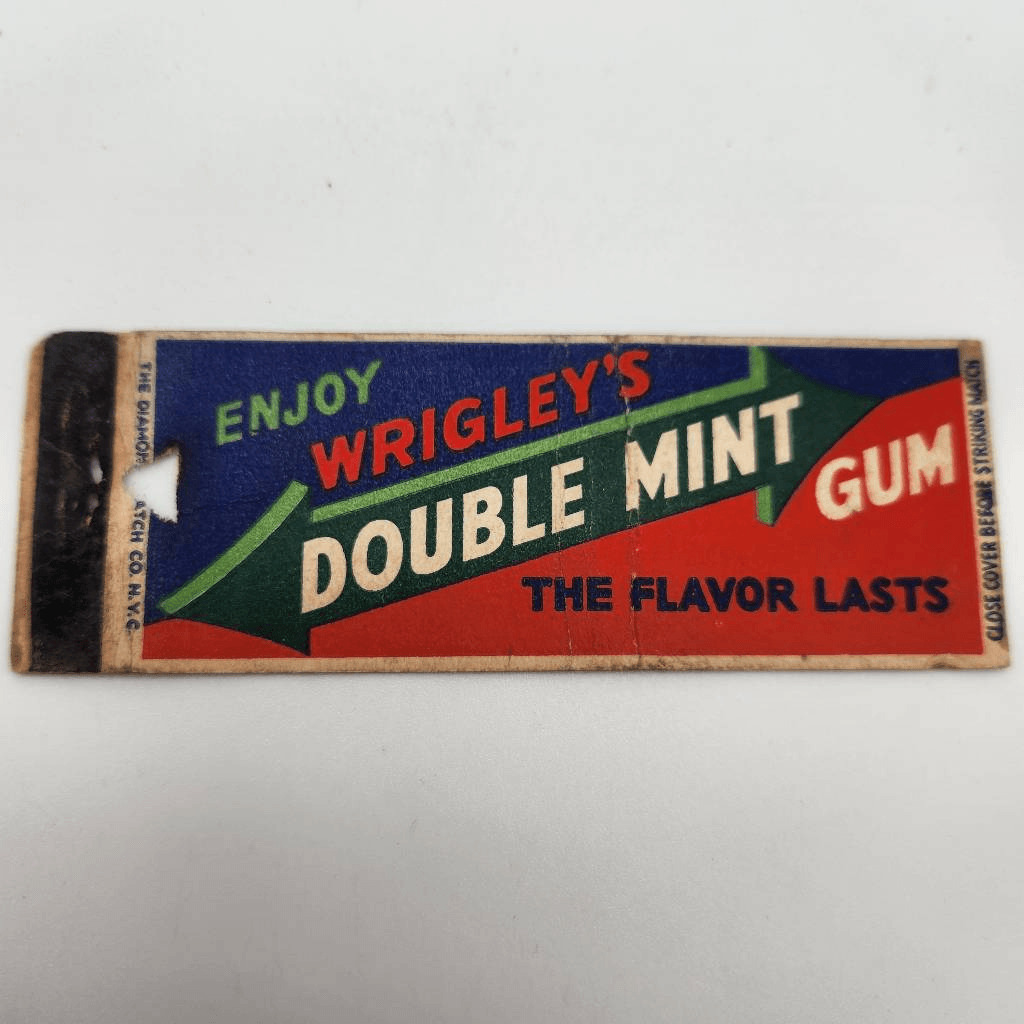 Vintage Matchcover Wrigley's Double Mint Gum