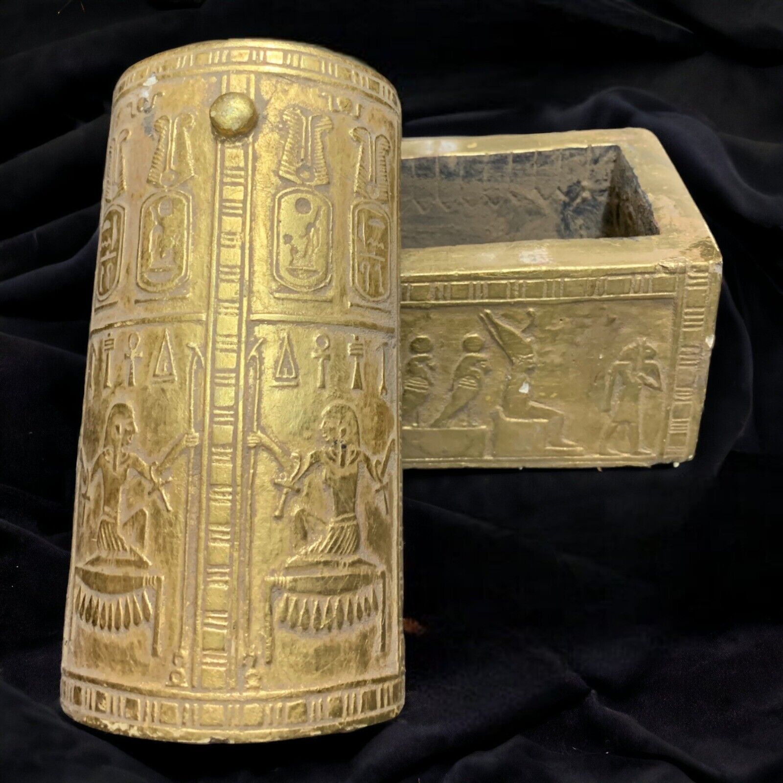 Jewelry Box Ramses II  Rare Exquisite Authentic Ancient Egyptian Artifact BC