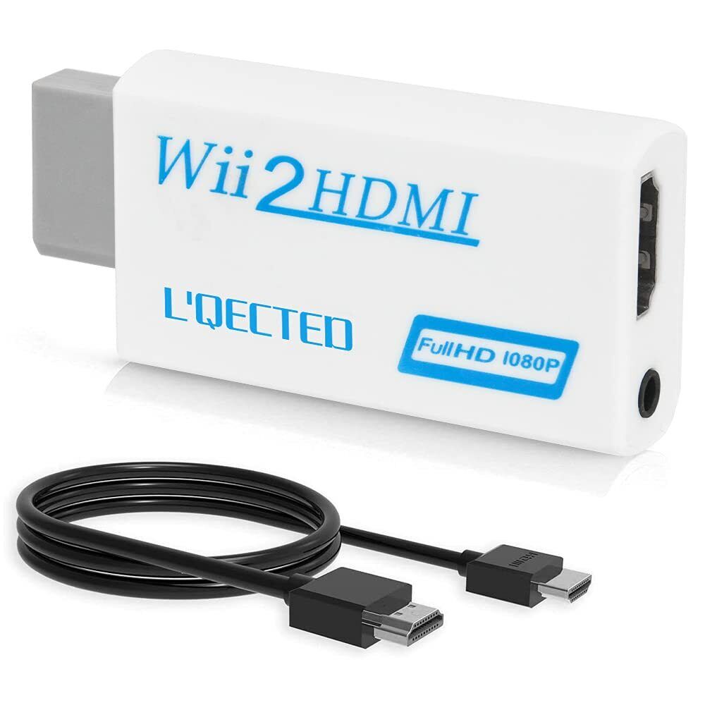Lqected Wii To Hdmi Conversion Adapter Hdmi Converter Cable white