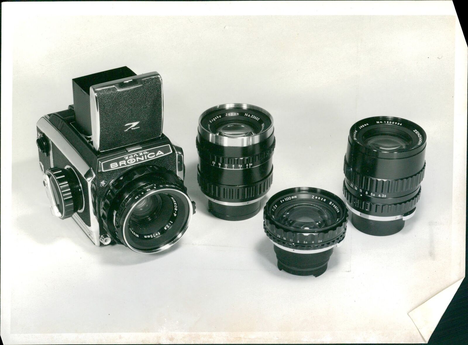 Zenza Bronica camera and lenses - Vintage Photograph 3306928