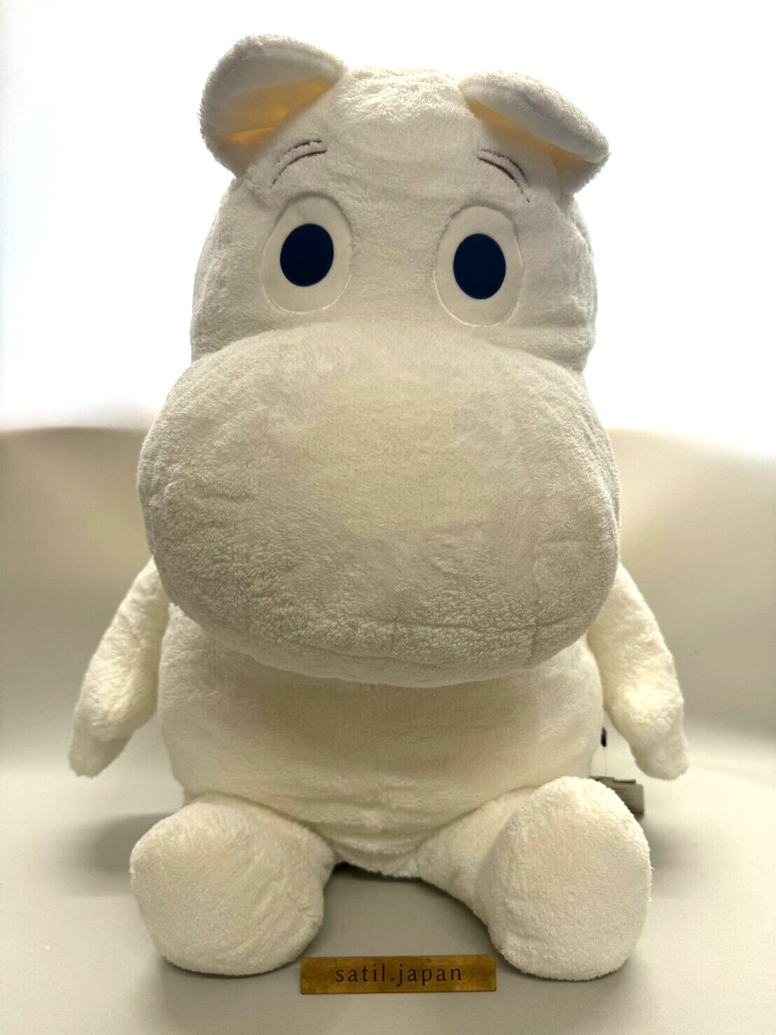 Sekiguchi Official Hoahoa Moomin Plush Doll 83cm Stuffed Character Toy 2L Size