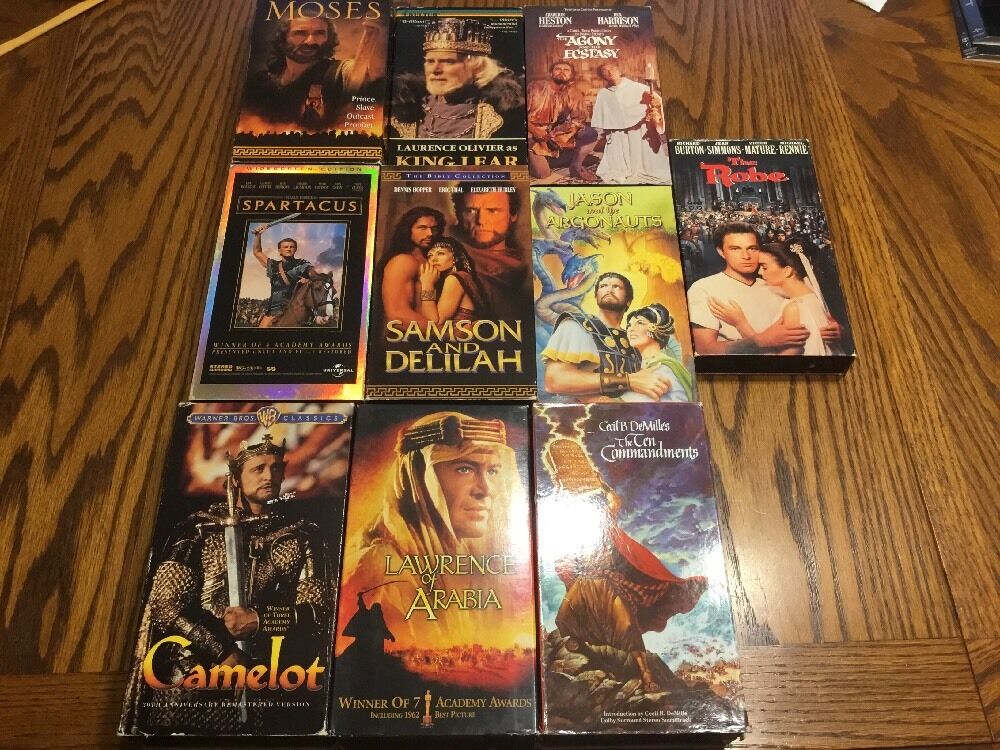 10 VHS Lot