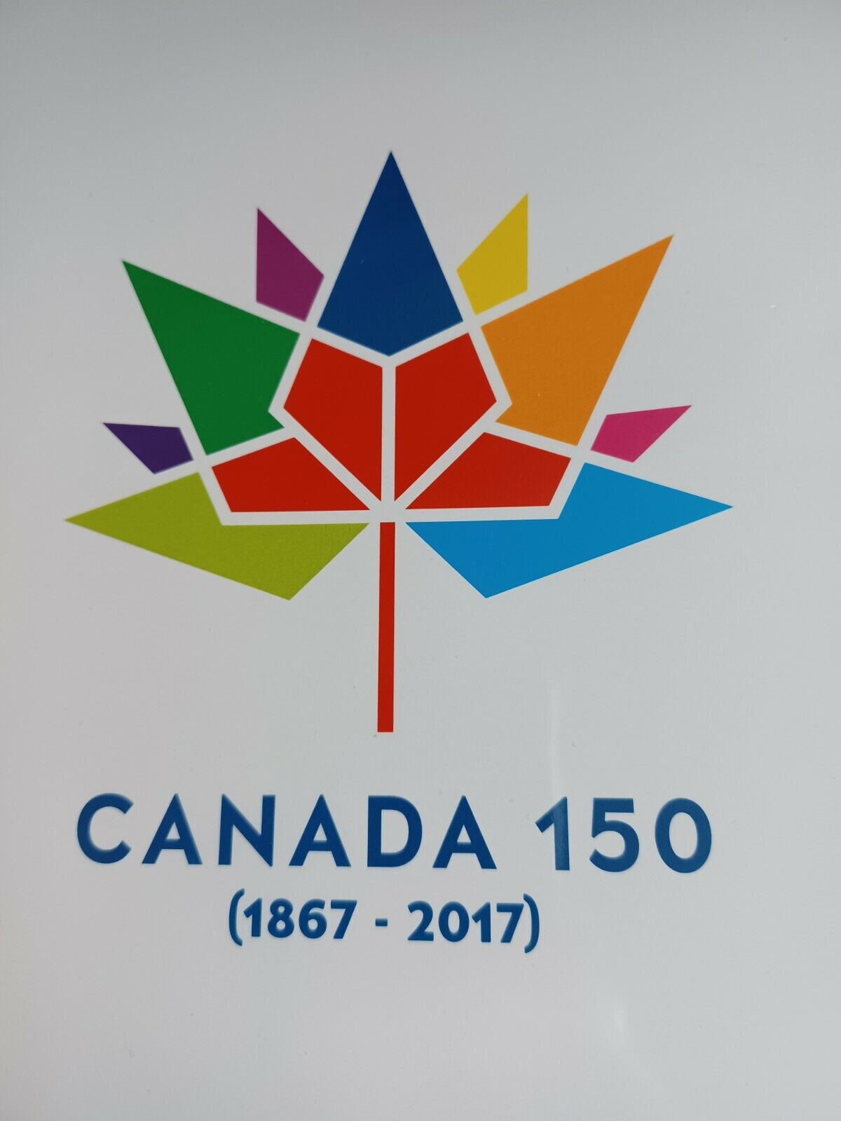 CANADA 150 YEAR ANNIVERSARY 1867-2017 Frameable Pop Art Card