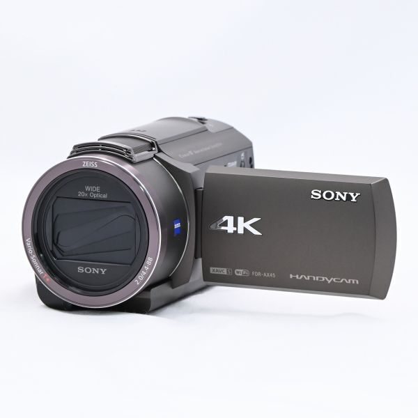 Sony Handycam Digital Camcorder 4K Fdr-Ax45 Ti Bronze Camera Color Black Used