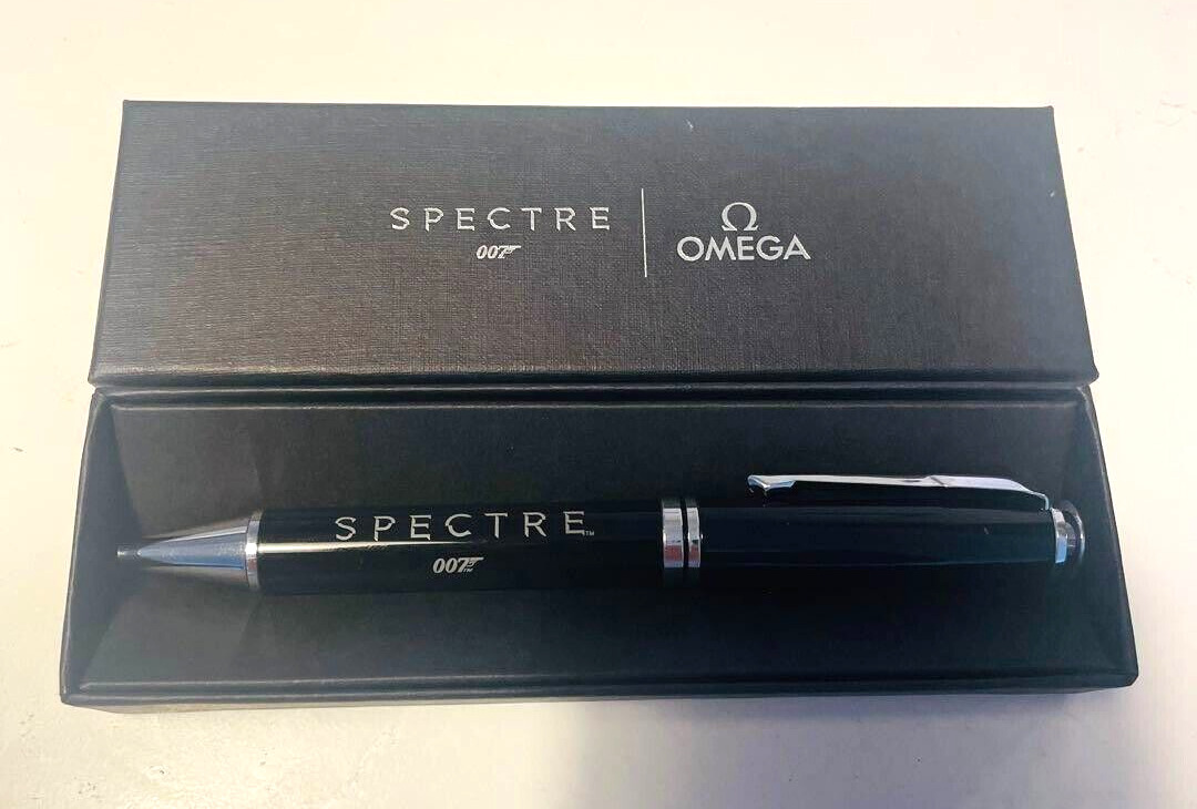 OMEGA Novelty 007 SPECTRE Twisted Ballpoint Pen(No Storage box) wz/Box Rare Mint
