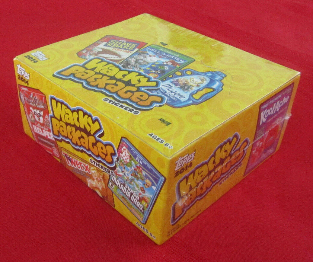 2014 WACKY PACKAGES ANS12 SEALED BOX (24PKS/10 STICKERS) IN EXCELLENT CONDITION