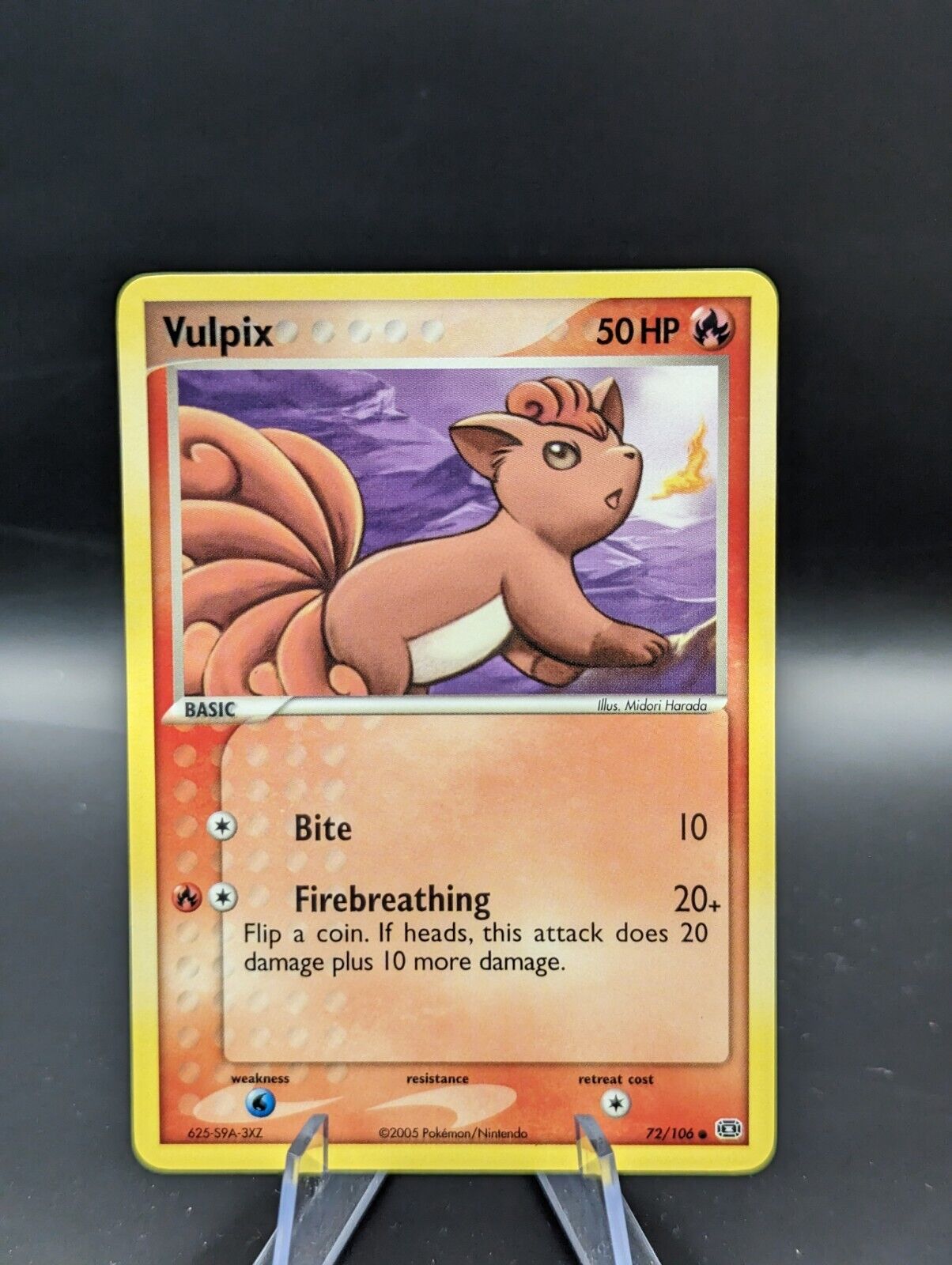 Pokemon Card VULPIX 72/106 EX Emerald Non Holo #108A