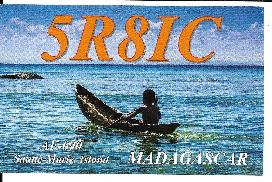 QSL 2014 Madagascar   radio card