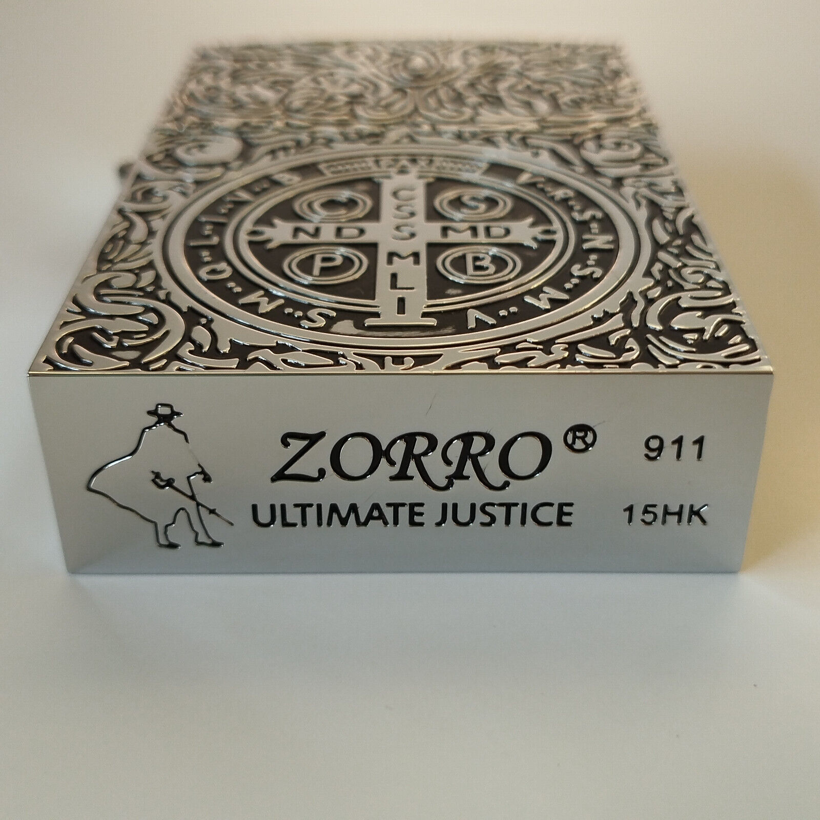 Zorro 911 Constantine Silver Lighter (with Gift Box) - 1:1 Movie Replica