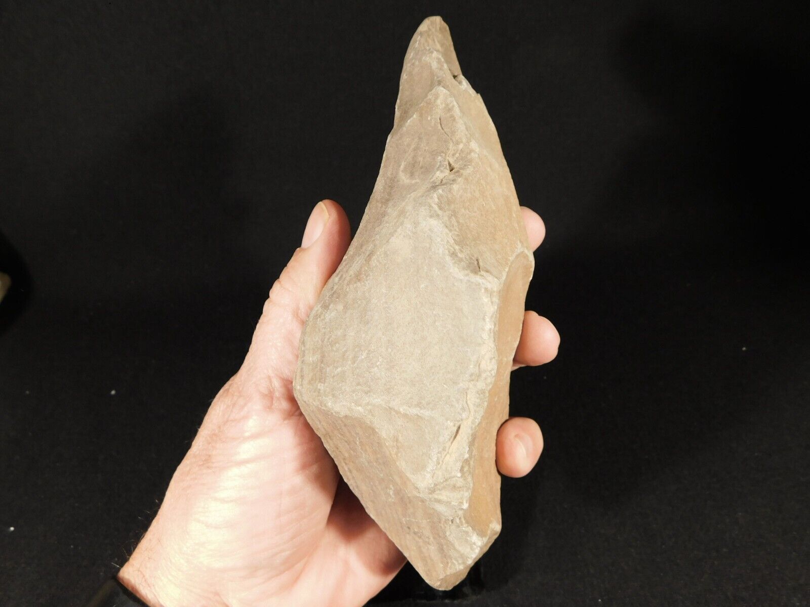 HUGE One Million Year Old Early Stone Age ACHEULEAN HandAxe Mali 950gr